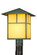 Seneca One Light Post Mount in Copepr Verdigris (57|167903)