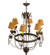 Antonia Six Light Chandelier in Chestnut (57|167786)