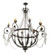 Antonia Eight Light Chandelier in Chestnut (57|167783)