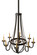 Barrel Stave Eight Light Chandelier in Oil Rubbed Bronze (57|167781)