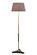 Cilindro One Light Floor Lamp in Black Metal,Antique Brass (57|167596)