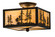 Tall Pines Two Light Flushmount in Timeless Bronze (57|167261)