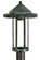 Fulton One Light Post Mount in Craftsman Verdigris On Brass (57|167255)