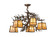 Pine Branch Five Light Chandelier in Antique Copper (57|166720)
