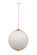 Malla Pelota One Light Pendant in White (57|166538)