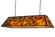 Oak Leaf & Acorn Nine Light Oblong Pendant in Antique Copper (57|166417)