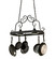 Elana Two Light Pot Rack in Antique Iron Gate (57|166119)