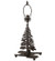 Tall Pines Two Light Table Base in Oil Rubbed Bronze (57|165584)