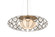 Margo Mizner Three Light Pendant in Satin Titanium (57|165155)