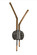 Varillas LED Wall Sconce in Silicon Bronze/Black Nickel (57|164927)
