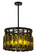 Tuscan Vineyard Five Light Chandelier in Textured Black (57|164832)