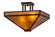 Mission Two Light Flushmount in Mahogany Bronze (57|163882)