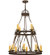 Lakeshore 12 Light Chandelier in Wrought Iron (57|163692)