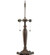 Victorian Three Light Table Base in Mahogany Bronze (57|163350)
