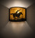 Cowboy One Light Wall Sconce in Mahogany Bronze (57|163132)