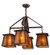 Prairie Loft Four Light Chandelier in Mahogany Bronze (57|163118)