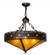 Craftsman Four Light Inverted Pendant in Mahogany Bronze (57|163113)