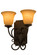 Thierry Two Light Wall Sconce in Chestnut (57|162462)
