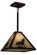 Lone Wolf One Light Pendant in Mahogany Bronze (57|162113)