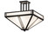 Prairie Loft Four Light Semi-Flushmount in Black Metal (57|161765)