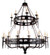 Gina 24 Light Chandelier in Cafe Europa (57|160775)