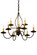 Earl Nine Light Chandelier in Rustic Iron (57|160692)