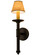 Amada One Light Wall Sconce in Blackened Pewter (57|160537)
