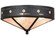 Craftsman Four Light Flushmount in Textured Black (57|159465)