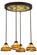 Middleton Four Light Pendant in Mahogany Bronze (57|159298)