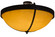 Alysiales Six Light Semi-Flushmount in Black Metal (57|159010)