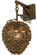 Stoneycreek One Light Wall Sconce in Antique Copper/Green Needles (57|158943)