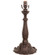 Lily One Light Table Base in Mahogany Bronze (57|158934)