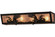 Leaping Trout Four Light Vanity in Textured Black (57|158827)