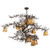 Pine Branch 12 Light Chandelier in Tyler Bronze (57|158680)