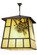 Winter Pine Four Light Pendant in Craftsman Brown (57|158489)