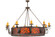 Delano 16 Light Chandelier in Gilded Tobacco (57|158394)
