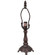 Wisteria One Light Base in Mahogany Bronze (57|157987)