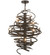 Cyclone 12 Light Chandelier in Timeless Bronze (57|157562)
