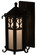 Caprice One Light Wall Sconce in Black Metal,Antique (57|157313)