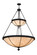Freya Eight Light Pendant in Costello Black (57|156868)