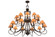 Jupiter 20 Light Chandelier in Classic Rust (57|156660)