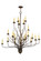 Sycamore 22 Light Chandelier in Antique Copper (57|156313)