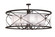 Penelope Eight Light Pendant in Oil Rubbed Bronze (57|156297)