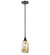 Metro Fusion One Light Mini Pendant in Cosmic Silver Vein (57|156007)