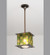 Utopia One Light Mini Pendant in Mahogany Bronze (57|15539)