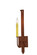 Primitive One Light Wall Sconce in Rust (57|154095)