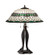Tiffany Roman Three Light Table Lamp in Mahogany Bronze (57|15405)