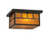 Hyde Park Two Light Flushmount in Craftsman Brown (57|154036)