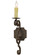 Piero One Light Wall Sconce in Oil Rubbed Bronze (57|153387)