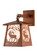 Elk At Dawn One Light Wall Sconce in Rust (57|15312)
